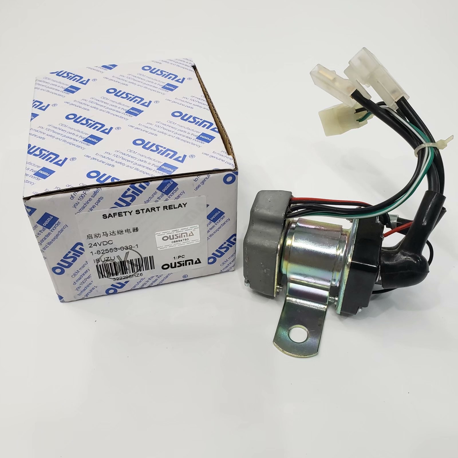 OUSIMA Starting Relay 1-82553-039-1 1825530391 24V For Excavator ISUZU Excavator Electric Parts