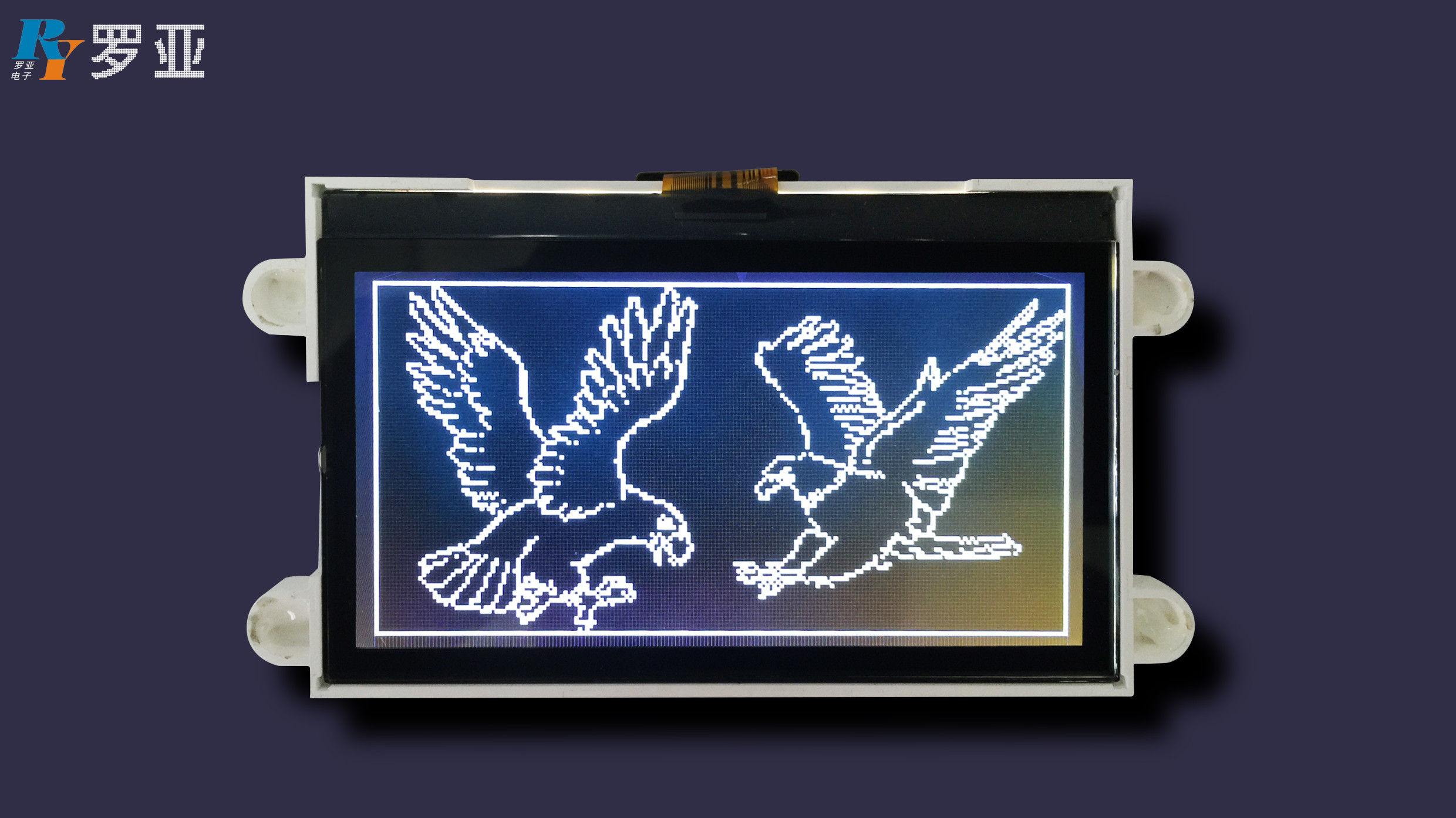 High Contrast Ratio Lcd Panel Module FSTN Custom Shaped Lcd Screen OEM ODM