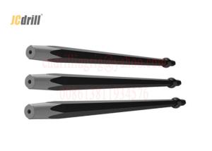 China Steel Tapered Rock Drill Rods , Durable H25 Hex Tapered Hollow Drill Rods wholesale