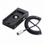 Blackmagic Cinema Camera 4K 12V Power Supply Mount Plate Adapter for Sony NP