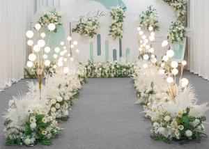 China Wedding Artificial Silk Flowers Fake Flower Runner 30cm 45cm 50cm wholesale