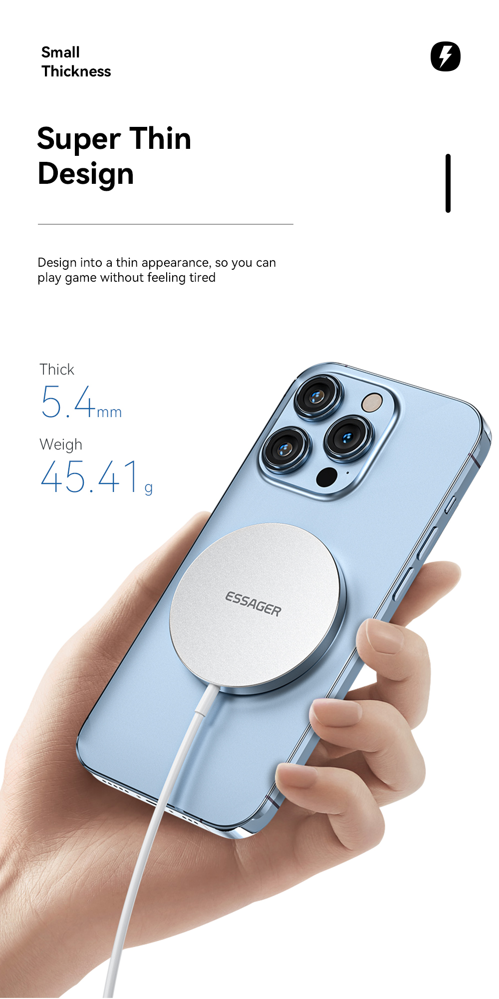 Essager 2022 YiT 3in1 Magnetic Wireless Chargers 3W 5W 15W 10W 7.5W For Phone Watch