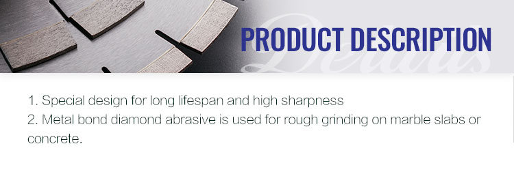 Stone Abrasive Tool 36 Diamond Metal Bond Frankfurt Abrasive Block for Stone Grinding
