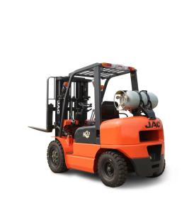 China JAC Tilting 3.5 Ton LPG Forklift Truck Liquid Propane Forklift Cpqyd35h wholesale