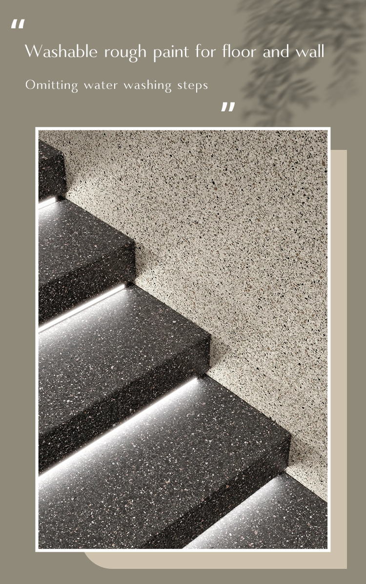 Scratch Resistant Coating Exterior Wall Granite Stone Texture Paint for House CAS No. 79-10-7