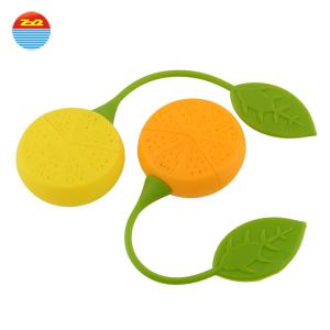 China Sassy Silicone Fruit Strawberry Orange Shape Tea Bags wholesale