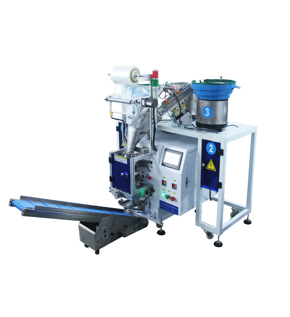 Automatic Fastener Hardware Screw Counting with Vibrating Feeder Packing Machines for Small Hardware Parts