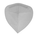 White Activated Carbon Dust Mask High Breathable For Travel / Daily Use