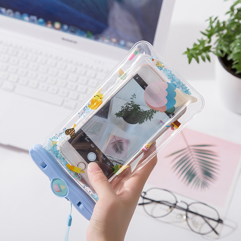 Universal Waterproof Phone Case PVC Fruit Photo Print Senstive Touch Screen