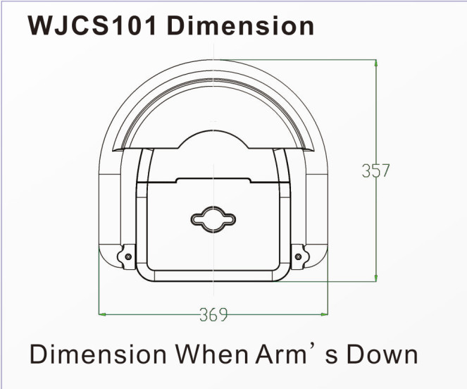 0.4A Parking Space Locking Device Auto Repositioning Hermetic Aluminum Material