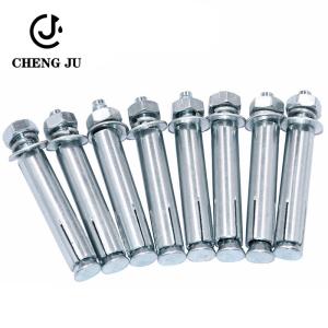 China Hot Dip Screw Accessories Galvanized Sleeve Anchors Bolts Metal Expansion Screw wholesale