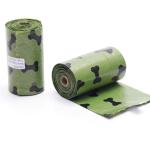 Environmentally Bone-Shape EPI Plastic Pet Waste Bags For Animal Poop Cleaning