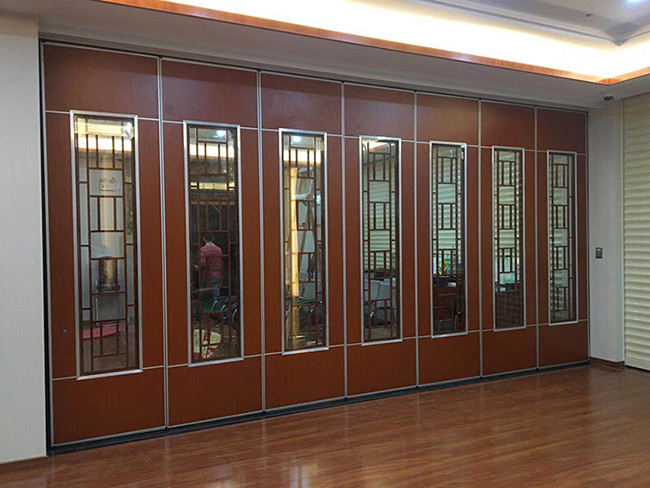 Geling Wood And Glass Office Partitions 3 Meters Sliding Partition Glass Doors