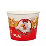 KFC High CapacityFamily Fried Chicken Paper Buckets Disposable With Lid