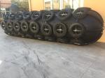 Dia 2500mm Pneumatic Rubber Fender Vulcanization Safety Valve Yokohama Fender