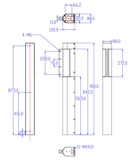Turnstile Gate Mechanism Suitable For Swing Barrier Gate Speed Gate