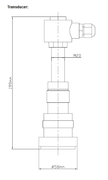 Transit Time Insertion Ultrasonic Flow Meter Water Measure Low Power Consumption