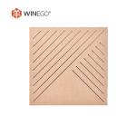 Engraving Wall Polyester Acoustic Panels , Polyester Fiber Acoustic Board OEM