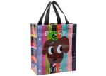 Recycled Woven Carry Bags Pp Material Glossy / Matt Lamination Eco Friendly