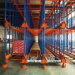 Professional Pallet Shuttle System , Storage Warehouse Racking System CE