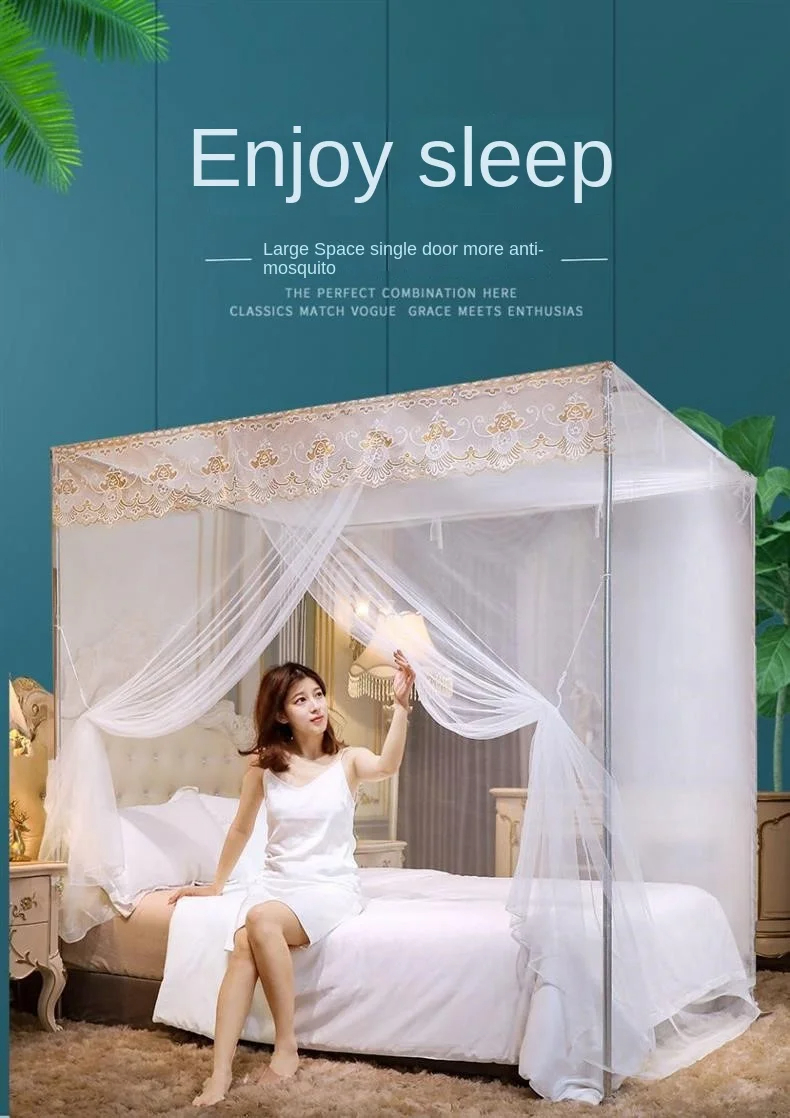 Customized Logo Foldable Adults Mosquito Net for Bed Protect Your Family from Insects