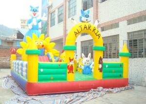China Large Plato PVC Tarpaulin Adult Inflatable Bouncer With Jumping Castle wholesale
