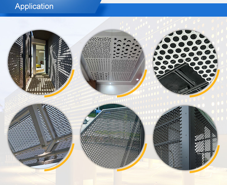 304 Stainless Perforated Metal Screen Sheet Customized