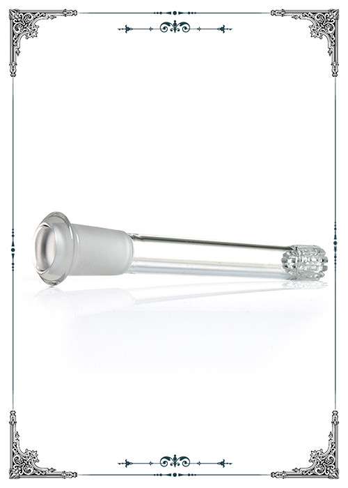 Smoking Glass Downstem With Matrix 14 to18 Female Hookah Slide