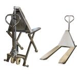 Manual 1000kg Stainless Steel Pallet Truck Lifting Height 31.50''