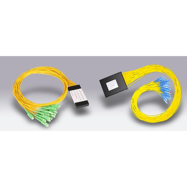 1x16 ABS PLC splitter with SC APC connector Optical Fiber Splitter ABS box