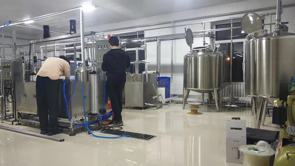 Newly Developed Goat Cheese Machine for Mozzarella Cheese Production