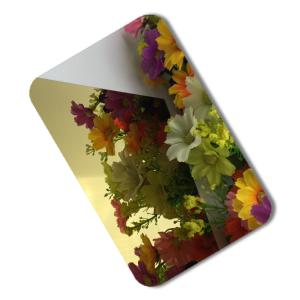 China 8K 1219mm Stainless Steel Rose Gold Sheet Mirror PVD Polished Decorative 201 304 316 wholesale