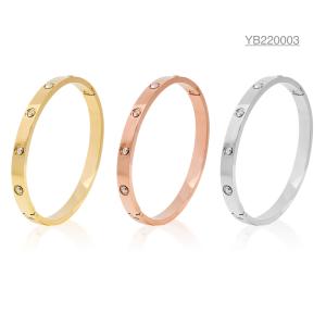 China Fade Free Stainless Steel Gold Bracelet wholesale