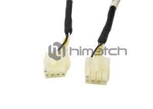 China PUR Jacket Servo Motor Power Cable / Female To Male 3 Pin Connector Cable wholesale