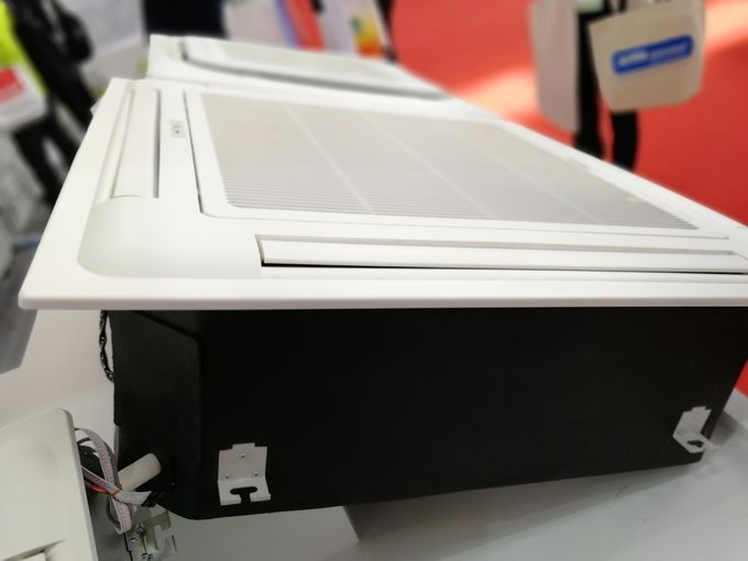 CE certified Hydronic cassette fan coil unit with build in water pump and digital display,  200CFM, M style