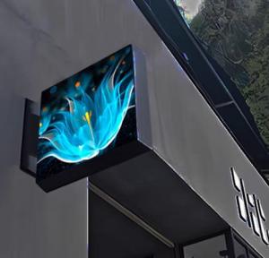 China 384*384mm Double Sided Indoor Outdoor LED Sign Premium Display For Shopping Mall Restaurant A001 wholesale