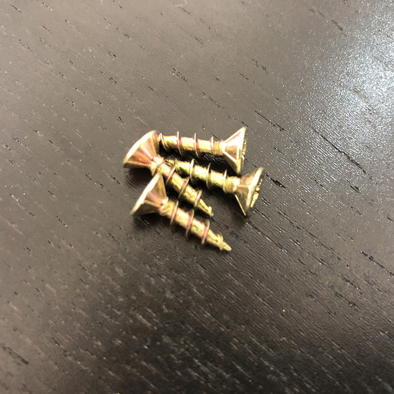 M3.5x15mm Pozidriv Cross Recessed Countersunk Coarse Thread CSK Ribbed Head Chipboard Screws
