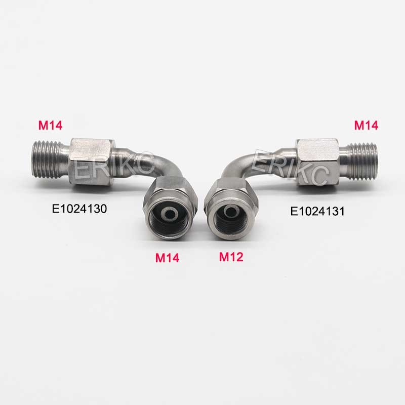 ERIKC E1024131 E1024130 Injector Adapter Common Rail Injector Connection Joint Elbow Pipe Fuel Pipe Conversion Joint
