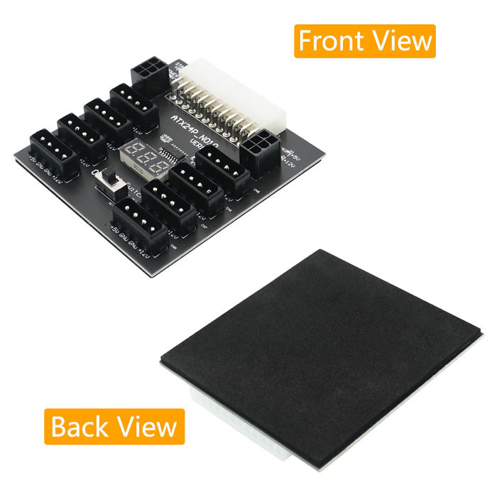 ATX Power Supply Breakout Board 4 6 Pin Power Connector For Bitcoin