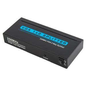 China 150*64*25mm 250MHz 1x2 VGA Signal Splitter wholesale