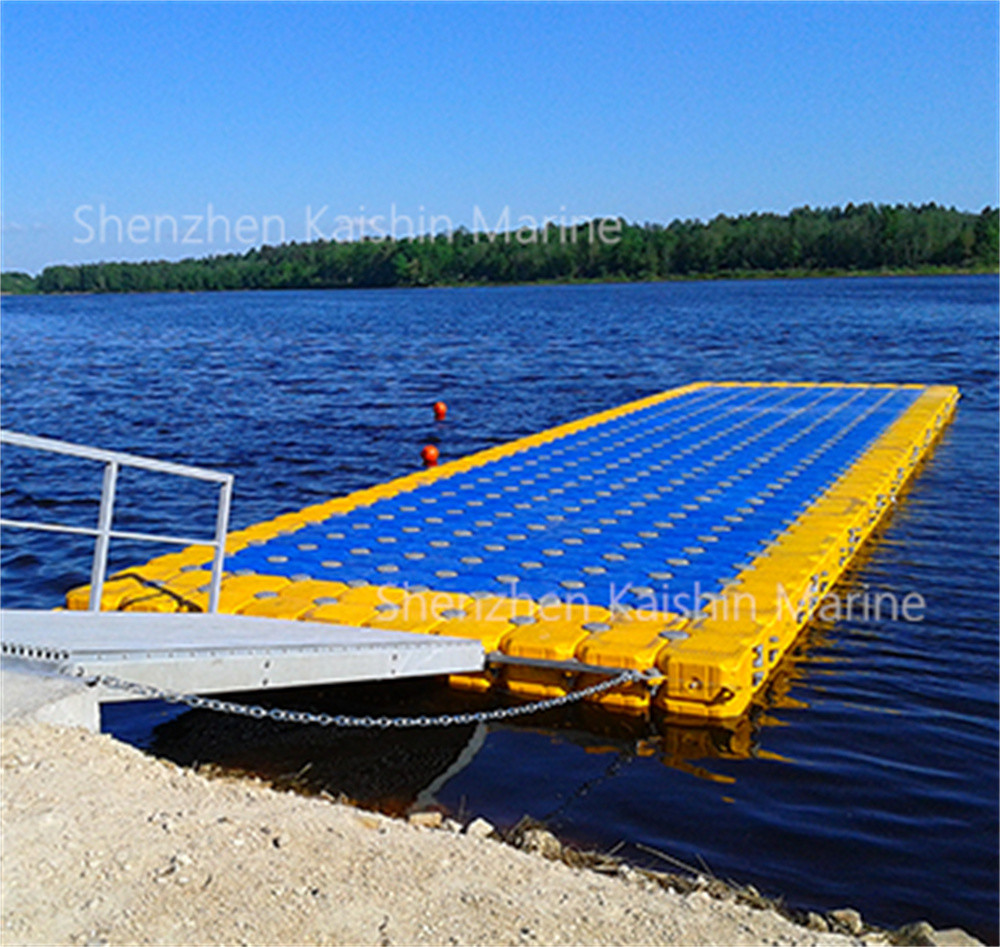 Grey/Blue/Red Modular Floating Pontoon Marine Jet Ski Floating Docks With Bolts And Nuts
