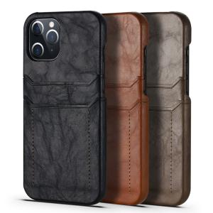 China PU Leather Card Pocket Phone Case , Retro Phone Cover Eco Friendly  For Iphone on sale