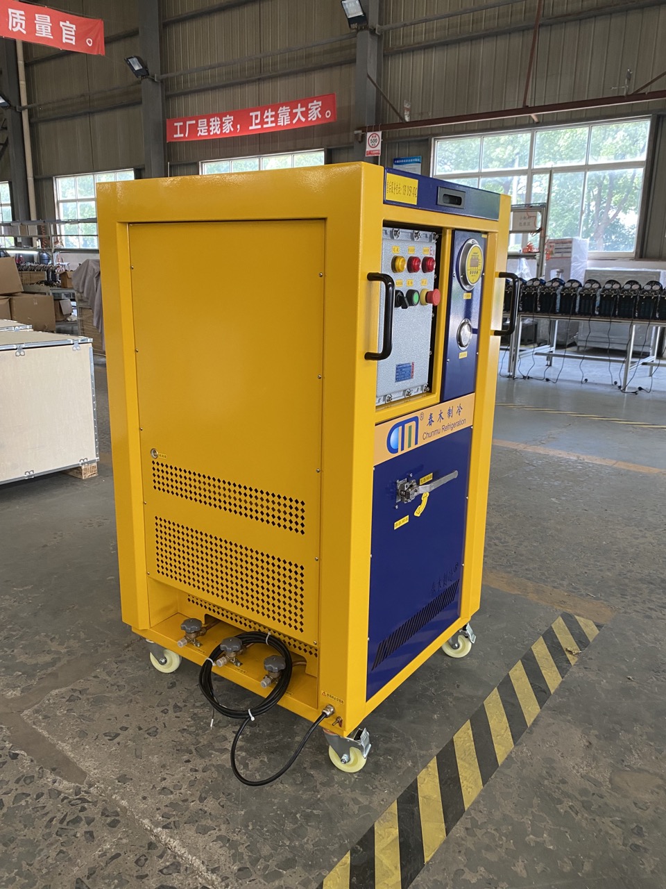 4HP Refrigerant Ac Gas Recovery Charging Machine Oil Less R134a Refrigerant Tank Recovery Unit Ac Recharge Machine