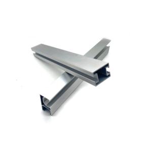 China Solar Panel Mounting Aluminum Rail Industrial Profile Anodized on sale