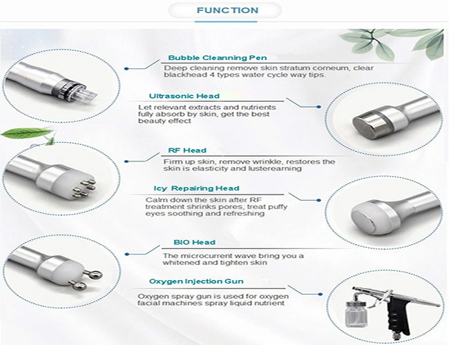 6 In 1 Pigment Acne Removal Ultrasound Hydro Facial Machines