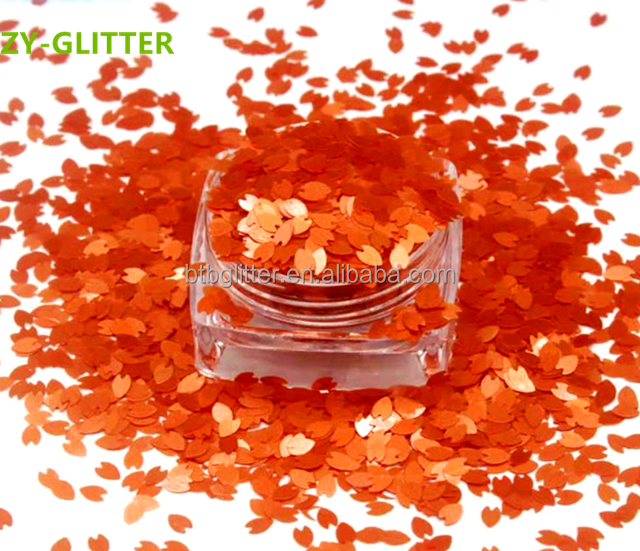 Ready to Ship Customizable Glitter Leaf Christmas Decorations and Garland Diy OEM Function Slow Flashing