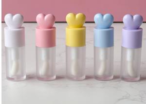 China Cute Lip Gloss Bottle Empty Tube 4ml White Yellow Purple pink Blue Lip Gloss Tube Empty Tube Can wholesale
