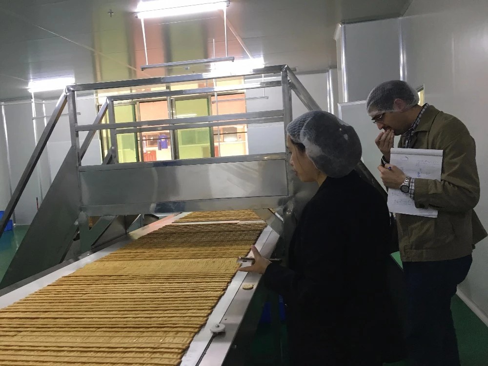 Long Service Life Biscuit Production Line 100~1800Kg/Hour