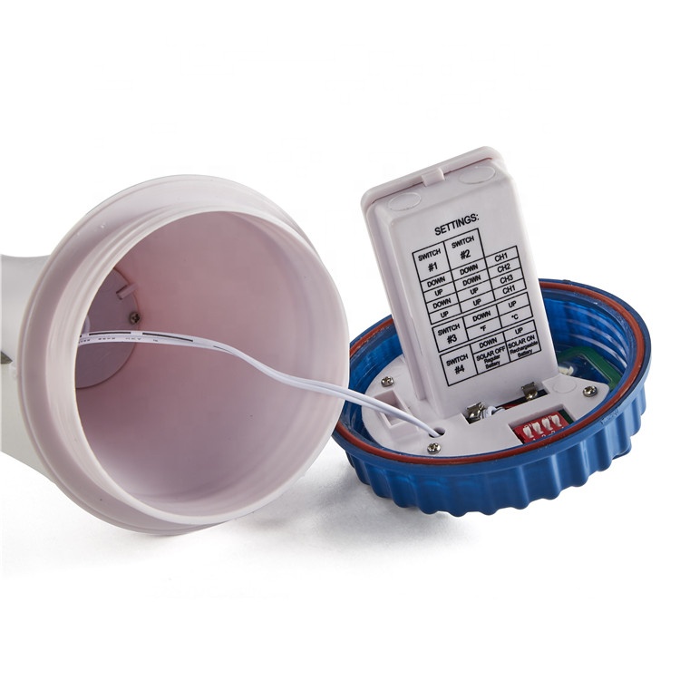 Portable Solar Pool Thermometer With Data Logger Outdoor Temperature Range -40 To 60 °C