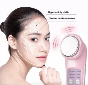 China Rotary Electric Ion Face Massager Beauty Deep Cleansing Exfoliating Tool wholesale